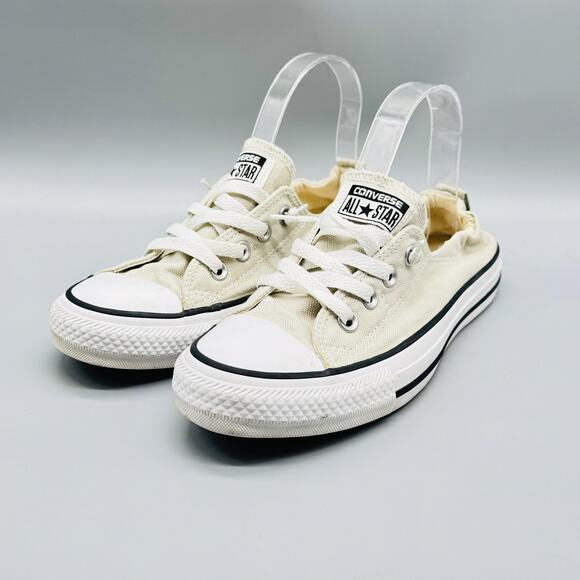 Converse Shoes Womens 8 Off White Tan Chuck Taylor All Star Shoreline Sneakers - Picture 4 of 11